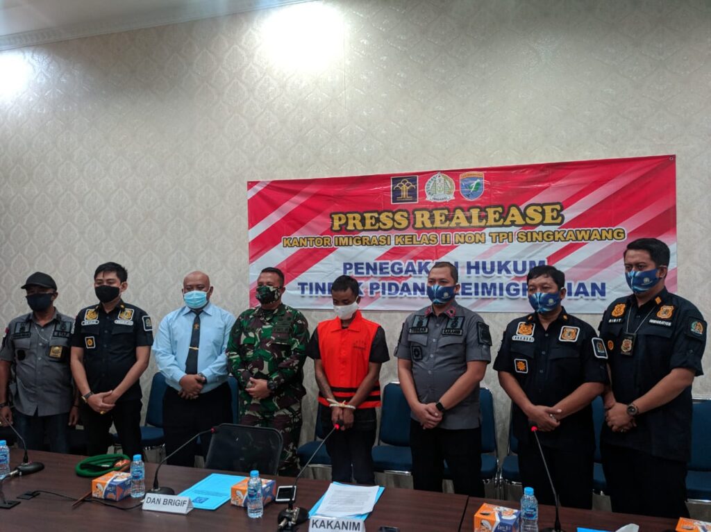 Press Release Penegakan Hukum Keimigrasian